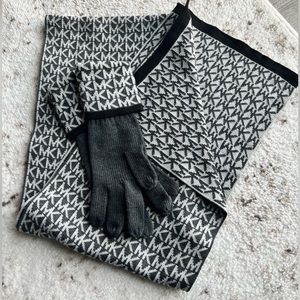 Michael Kors scarf and gloves